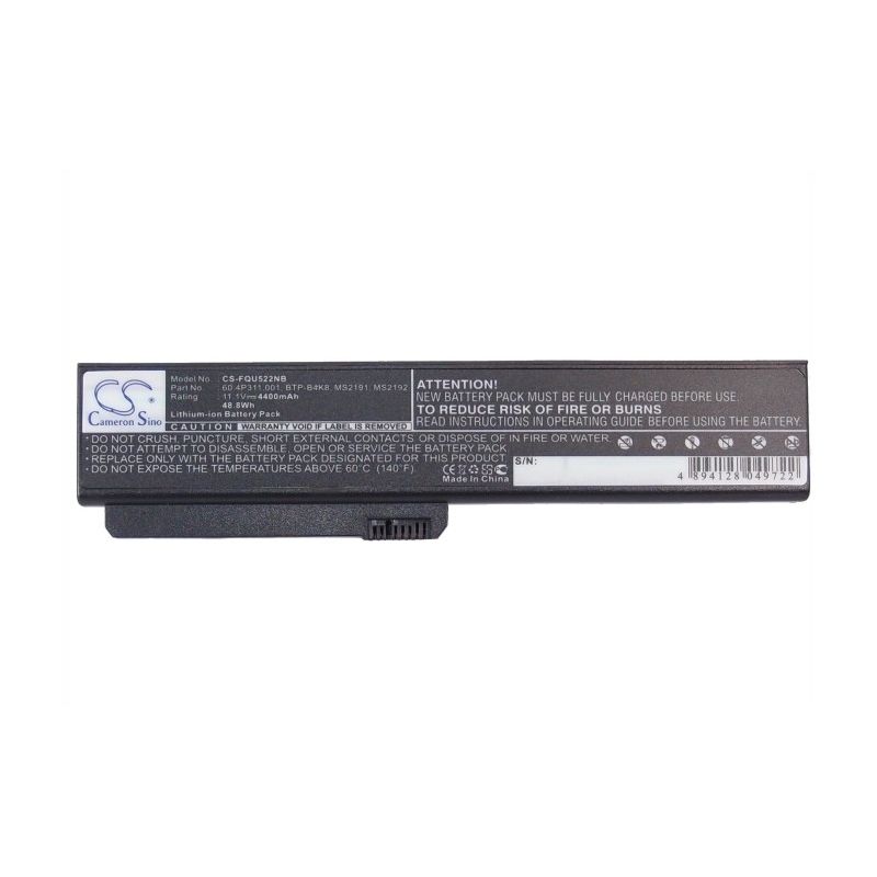 Li-ion Battery fits Founder, a210n, s2010, s280 11.1V, 4400mAh Notebook & Laptop Cameron Sino Technology Limited