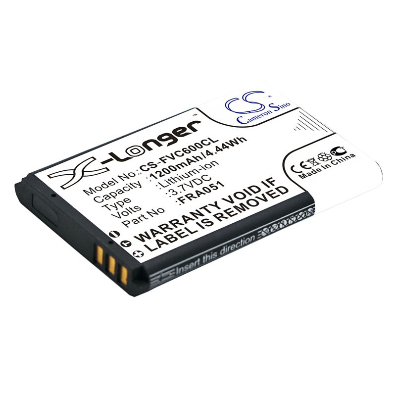 Li-ion Battery fits Fritz!fon, C6, C6 Dect 3.7V, 1200mAh Cordless Phone Cameron Sino Technology Limited