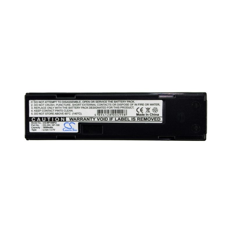 Li-ion Battery fits Fujifilm, Ds260, Dx-9, Finepix Mx-600 3.7V, 1850mAh Camera Cameron Sino Technology Limited