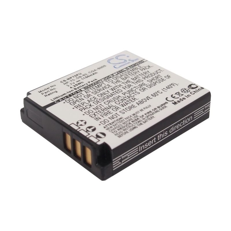 Li-ion Battery Fits Fujifilm, Finepix F20, Finepix F40fd, Finepix F45fd 3.7v, 1150mah Camera Cameron Sino Technology Limited