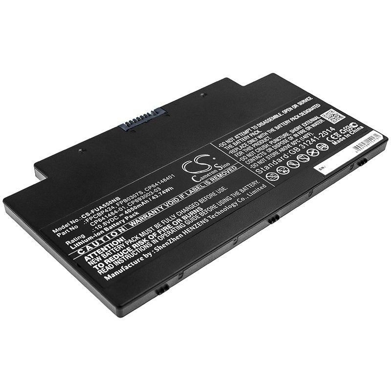 Li-ion Battery fits Fujitsu, Fujitsu Lifebook U536, Lifebook A556 10.8V, 4050mAh Notebook & Laptop Cameron Sino Technology Limited