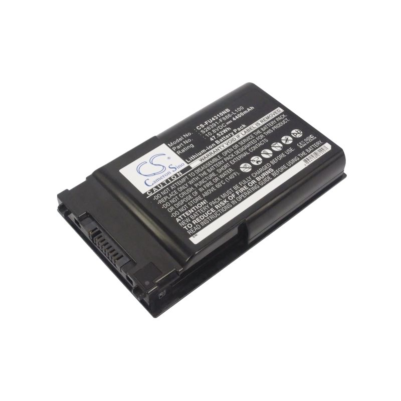 Li-ion Battery fits Fujitsu, lifebook T1010, lifebook T1010la, lifebook T4310 10.8V, 4400mAh Computer Cameron Sino Technology Limited (Suspended)