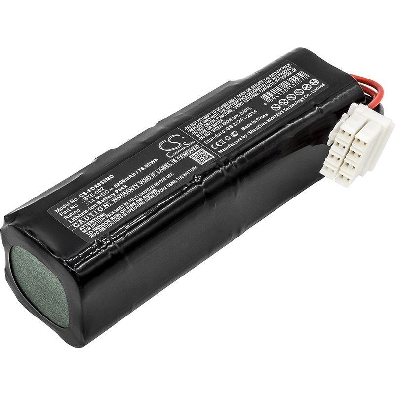 Li-ion Battery fits Fukuda, Denshi Fx-8322 Ecg, Denshi Fx-8322r, Fcp-8321 14.8V, 5200mAh Medical Cameron Sino Technology Limited