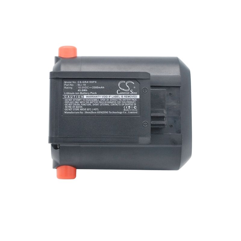 Li-ion Battery Fits Gardena, 881, 8866, 8877 18.0v, 2500mah Gardening Tools Cameron Sino Technology Limited