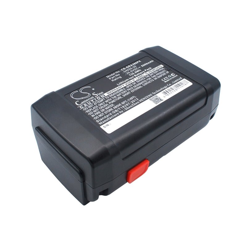 Li-ion Battery fits Gardena, Accu-spindelmaher 380 Li, Spindelmaher 380 Li, 25.0V, 5000mAh Lawn Mowers Cameron Sino Technology Limited