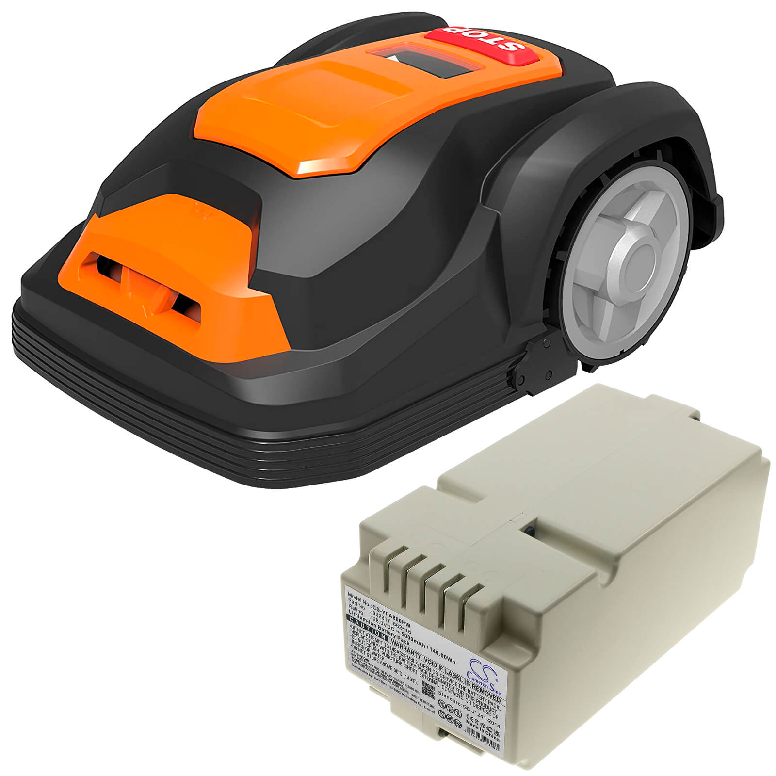 Li-ion Battery fits Gardenline, R800easy 28.0V, 5000mAh / 140.00Wh Lawn Mowers Cameron Sino Technology Limited