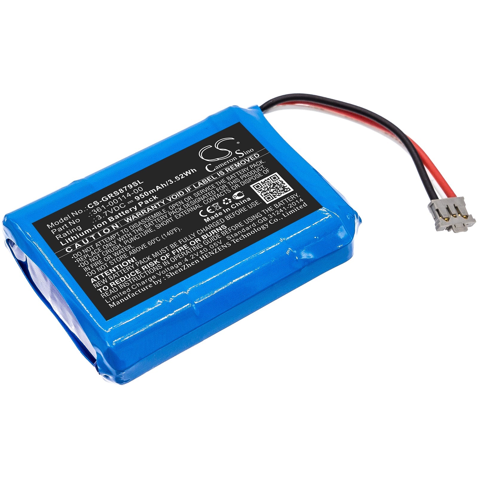 Li-ion Battery fits Garmin, 010-01879-00, Inreach Mini 3.7V, 950mAh GPS & Navigator Cameron Sino Technology Limited