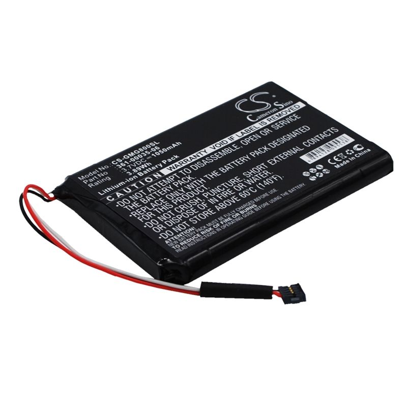 Li-ion Battery Fits Garmin, Approach G8 3.7v, 1050mah GPS & Navigator Cameron Sino Technology Limited