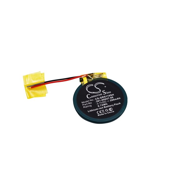 Li-ion Battery Fits Garmin, Approach S1, Approach S3, Approach S4 3.7v, 200mah Smartwatch Cameron Sino Technology Limited