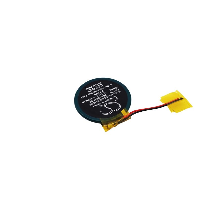 Li-ion Battery Fits Garmin, Approach S1, Approach S3, Approach S4 3.7v, 200mah Smartwatch Cameron Sino Technology Limited
