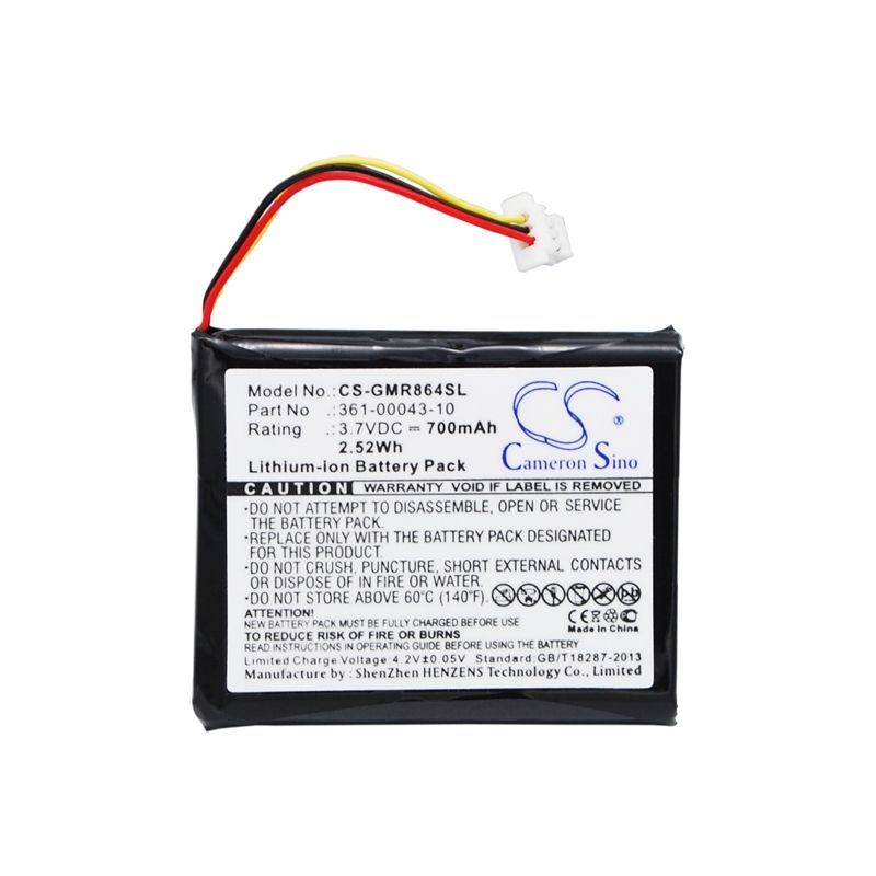 Li-ion Battery Fits Garmin, Delta, Delta Handheld, Delta Sport 3.7v, 700mah Dog Collar Cameron Sino Technology Limited