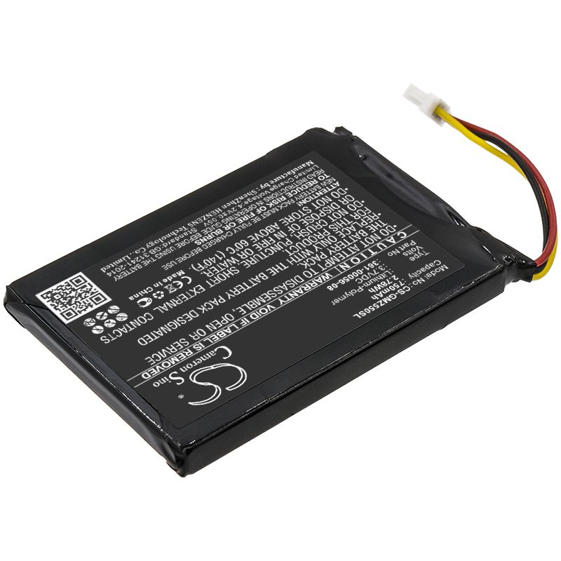 Li-ion Battery Fits Garmin, Drivesmart 5, Drivesmart 55 3.7v, 750mah GPS & Navigator Cameron Sino Technology Limited