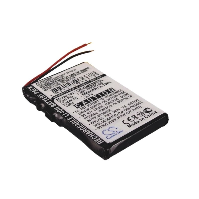 Li-ion Battery Fits Garmin, Edge 305 3.7v, 850mah GPS & Navigator Cameron Sino Technology Limited