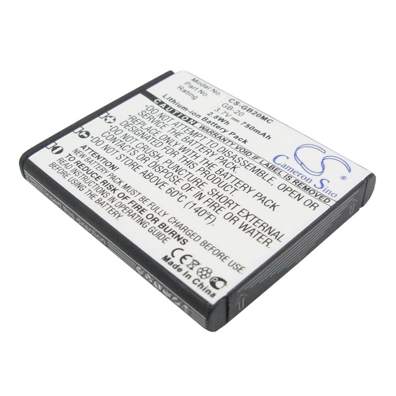 Li-ion Battery fits Ge, E840s, G1, G2 3.7V, 750mAh Home Electronics Cameron Sino Technology Limited