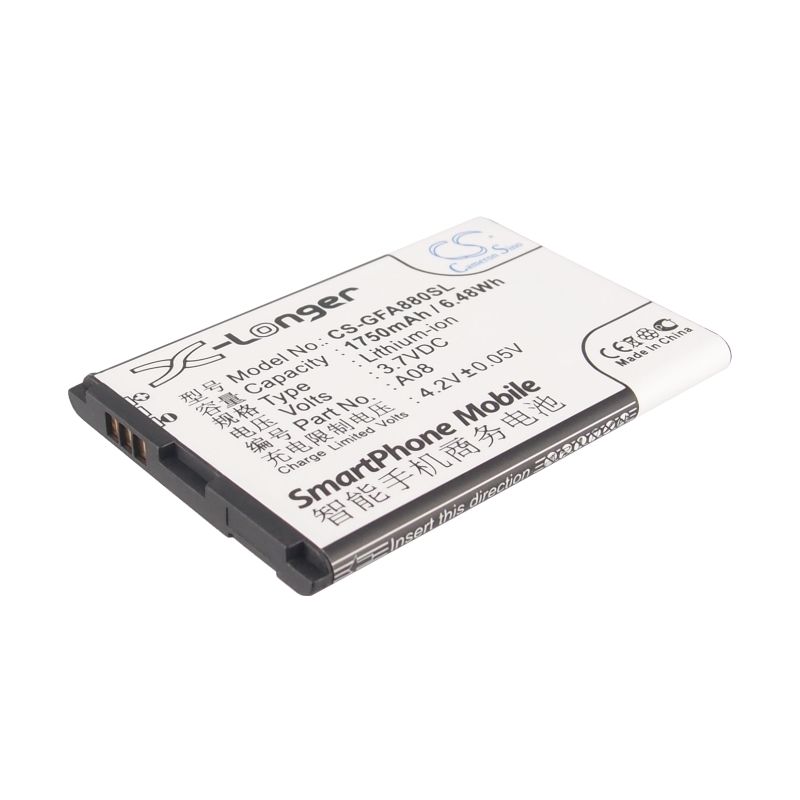 Li-ion Battery fits Gfive, a78, a79, a86 3.7V, 1750mAh Mobile & SmartPhone Cameron Sino Technology Limited