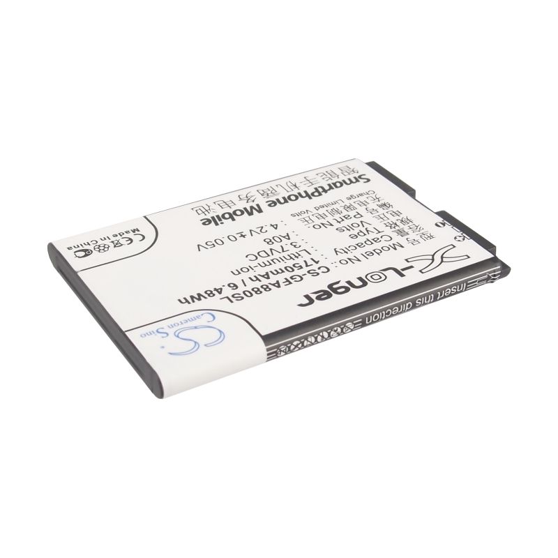 Li-ion Battery fits Gfive, a78, a79, a86 3.7V, 1750mAh Mobile & SmartPhone Cameron Sino Technology Limited