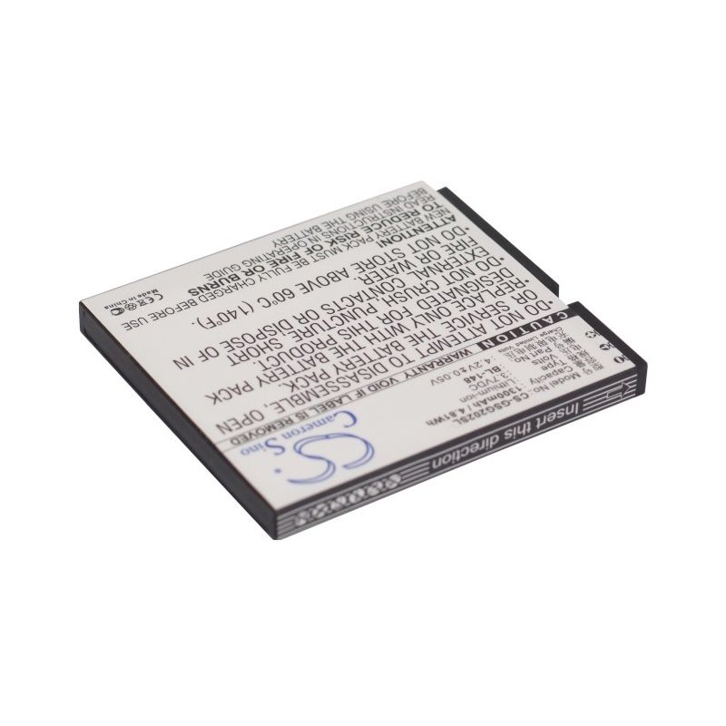 Li-ion Battery fits Gigabyte, gsmart gs202, gsmart, gs202 3.7V, 1300mAh Mobile & SmartPhone Cameron Sino Technology Limited