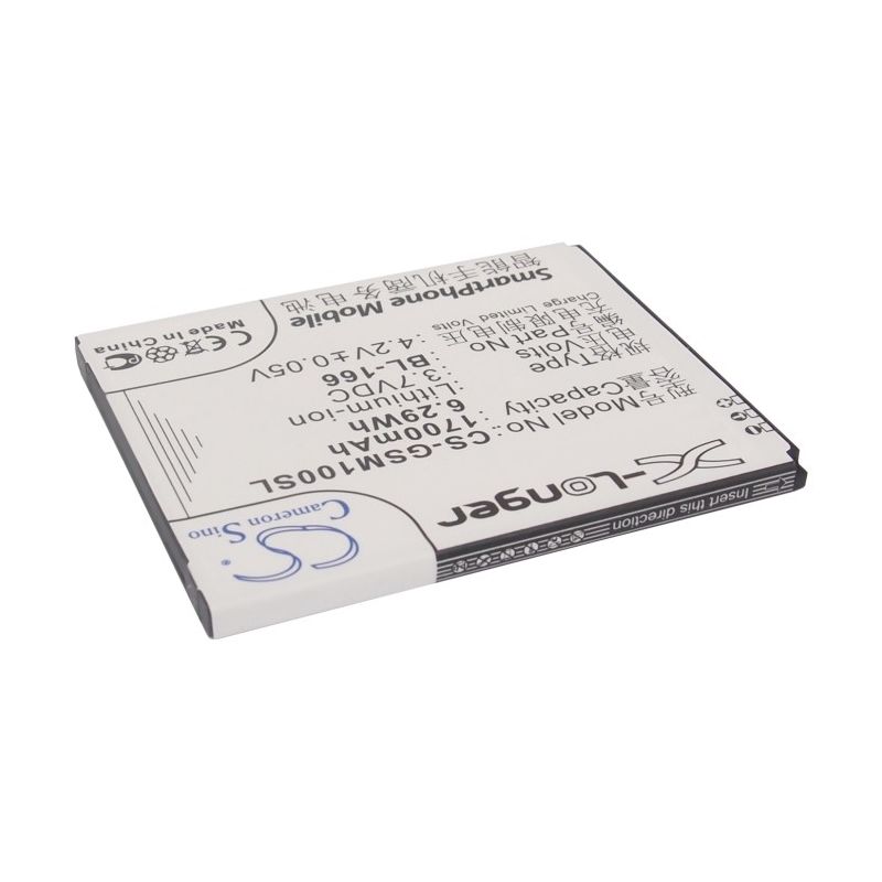 Li-ion Battery fits Gigabyte, gsmart maya m1, gsmart, i350 3.7V, 1700mAh Mobile & SmartPhone Cameron Sino Technology Limited