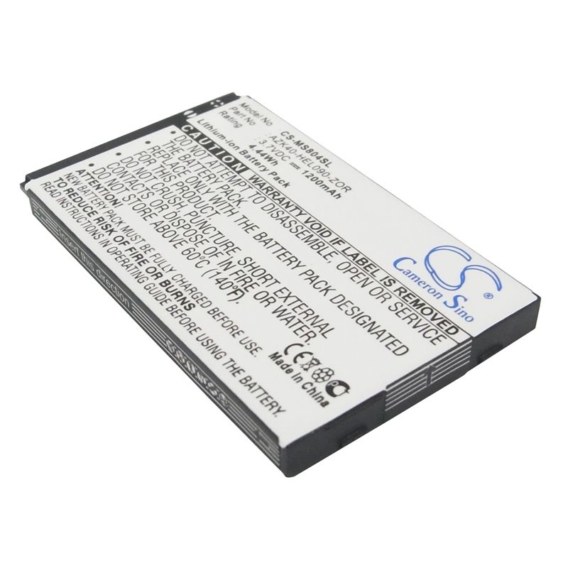 Li-ion Battery Fits Gigabyte, Gsmart Ms804, Helen, O2 3.7v, 1200mah Mobile & SmartPhone Cameron Sino Technology Limited
