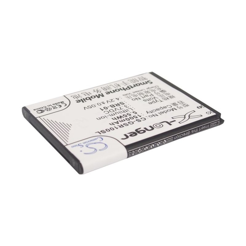 Li-ion Battery fits Gigabyte, gsmart rio r1, gsmart, rio r1 3.7V, 1500mAh Mobile & SmartPhone Cameron Sino Technology Limited