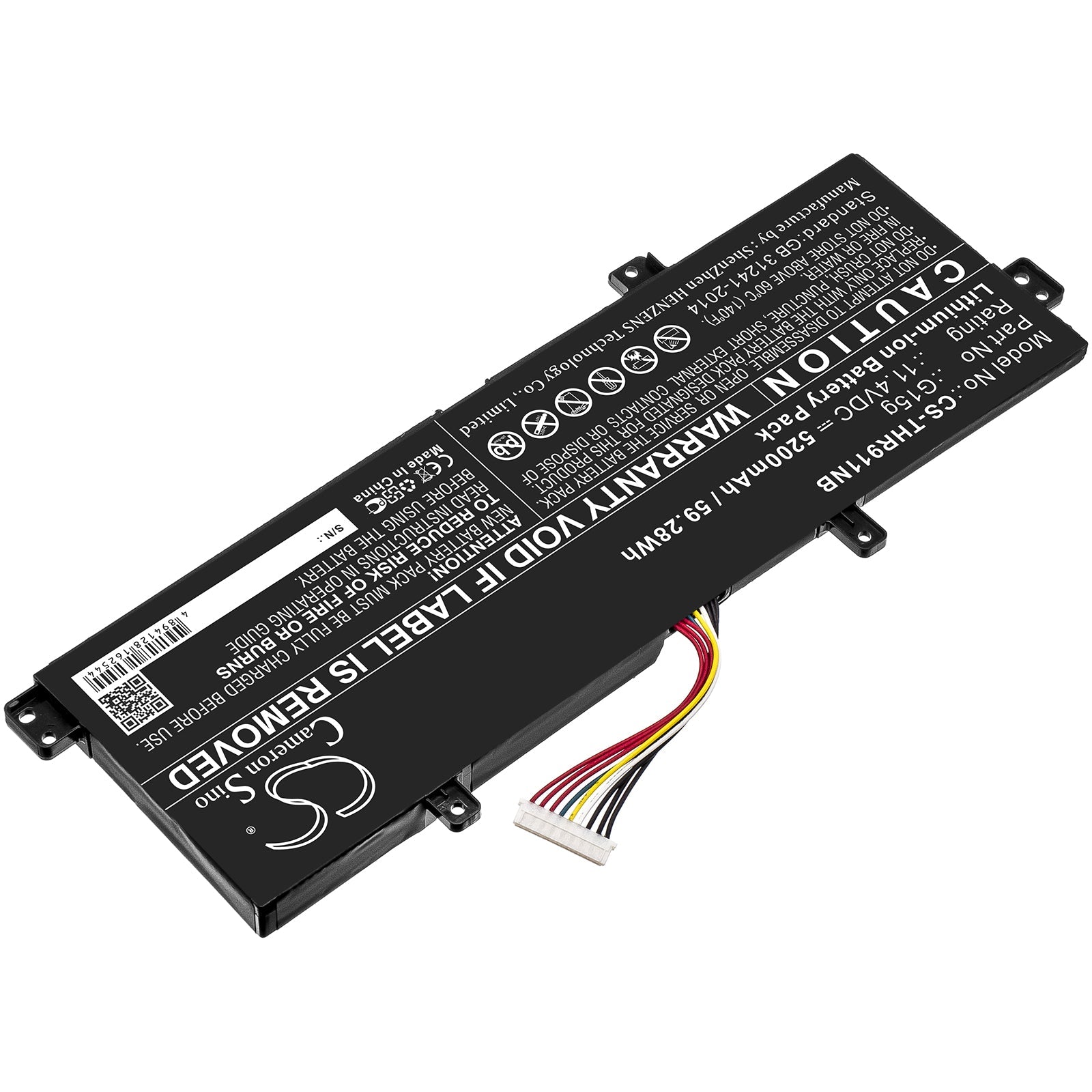 Li-ion Battery fits Gigabyte, Sabrepro 15, Sabrepro 15 G 11.4V, 5200mAh Notebook & Laptop Cameron Sino Technology Limited