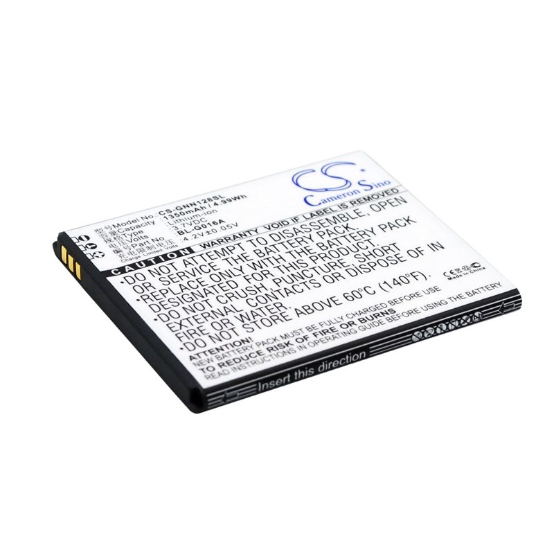 Li-ion Battery fits Gionee, gn128, ngm, vorwarts 3.7V, 1350mAh Mobile & SmartPhone Cameron Sino Technology Limited