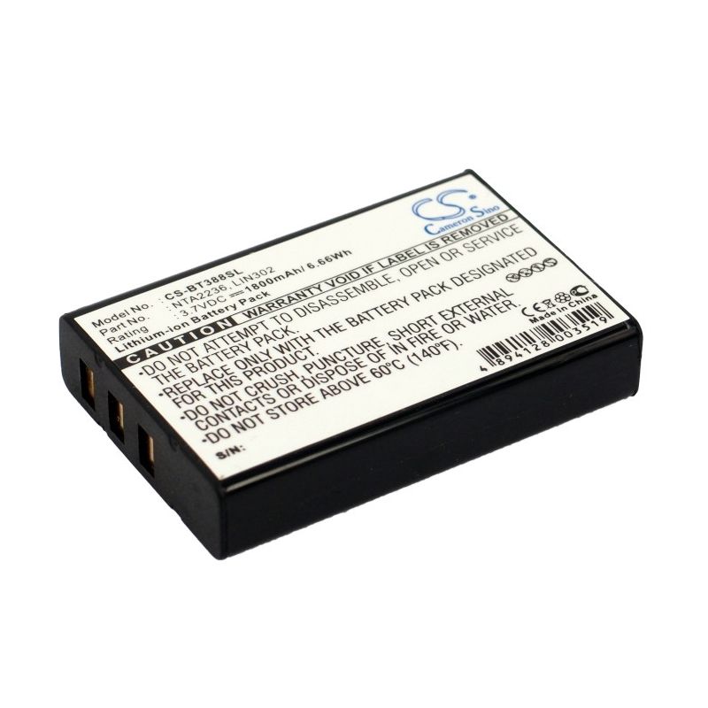 Li-ion Battery Fits Globalsat, Bt-318, Bt-318x, Bt-335 3.7v, 1800mah GPS & Navigator Cameron Sino Technology Limited