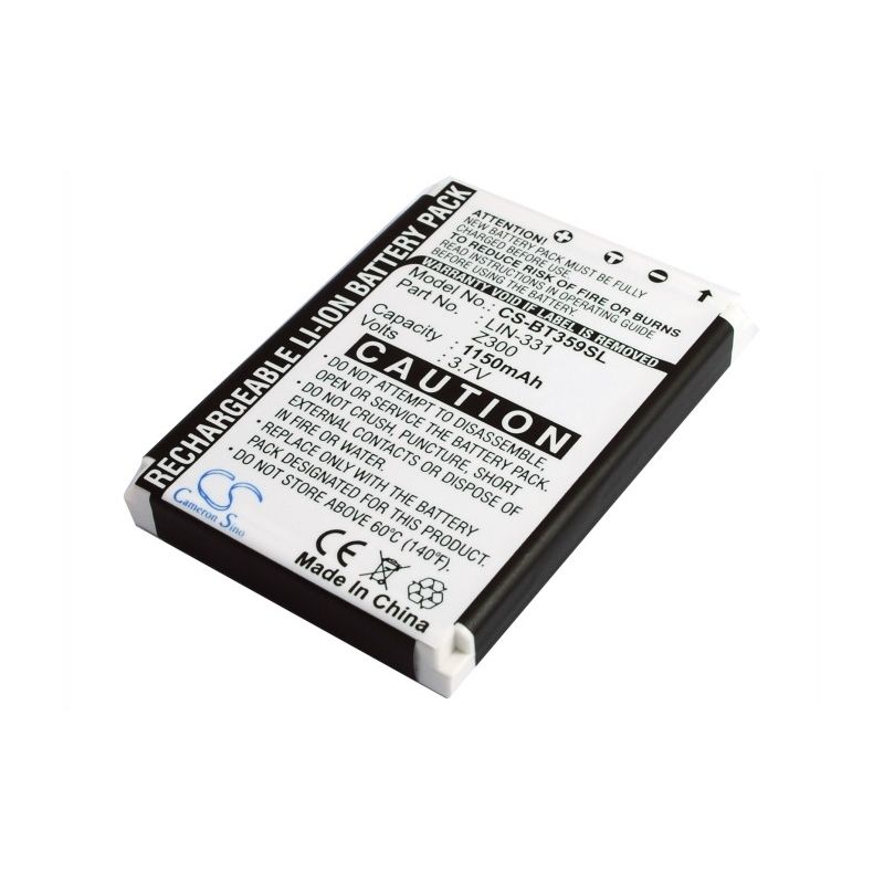 Li-ion Battery fits Globalsat, Bt-359, Bt-359w, Tr-101 3.7V, 1150mAh GPS & Navigator Cameron Sino Technology Limited