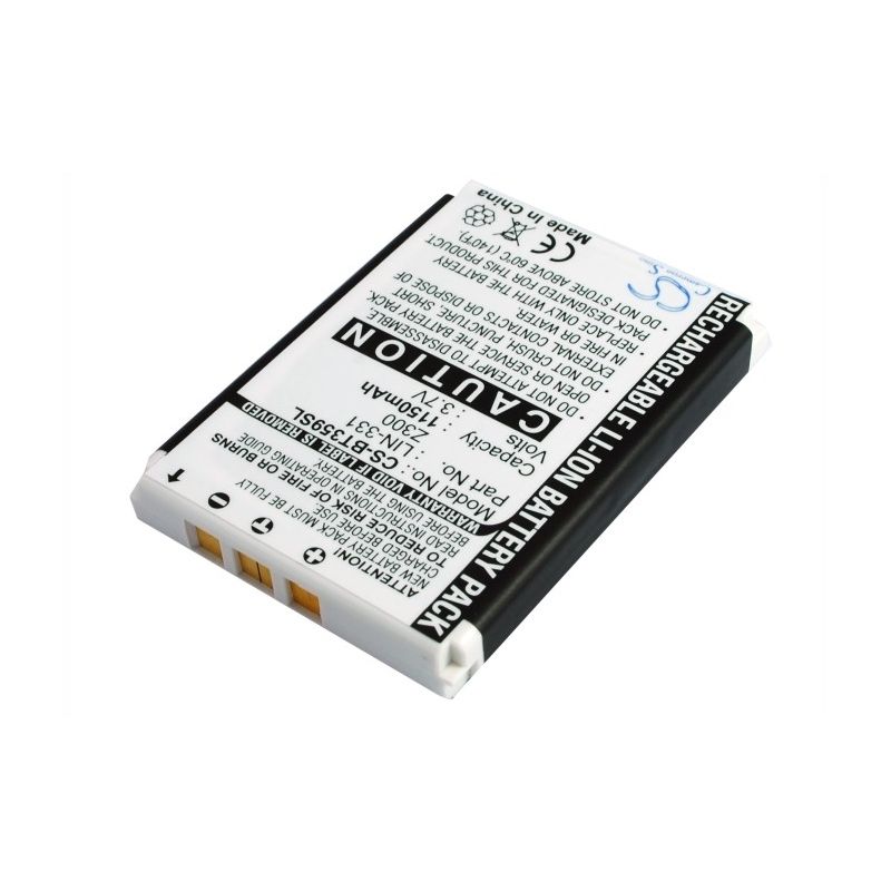 Li-ion Battery fits Globalsat, Bt-359, Bt-359w, Tr-101 3.7V, 1150mAh GPS & Navigator Cameron Sino Technology Limited
