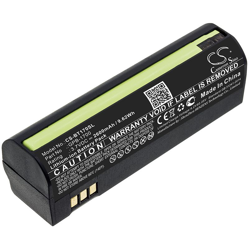 Li-ion Battery fits Globalstar, Gsp-1700 3.7V, 2600mAh Satellite Phone Cameron Sino Technology Limited