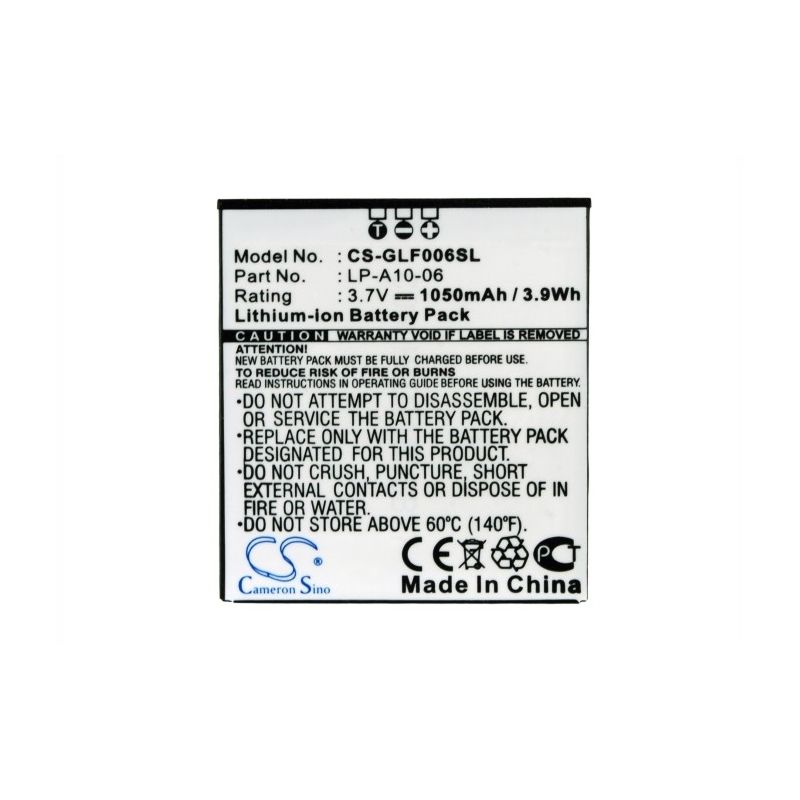 Li-ion Battery Fits Golf Buddy, Dsc-gb002, Dsc-gb200, Dsc-gb300 3.7v, 1050mah GPS & Navigator Cameron Sino Technology Limited (Suspended)
