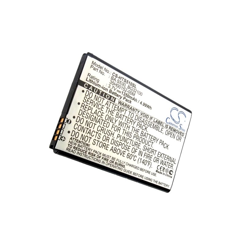 Li-ion Battery fits Google, g12, g15, htc 3.7V, 1350mAh Mobile & SmartPhone Cameron Sino Technology Limited
