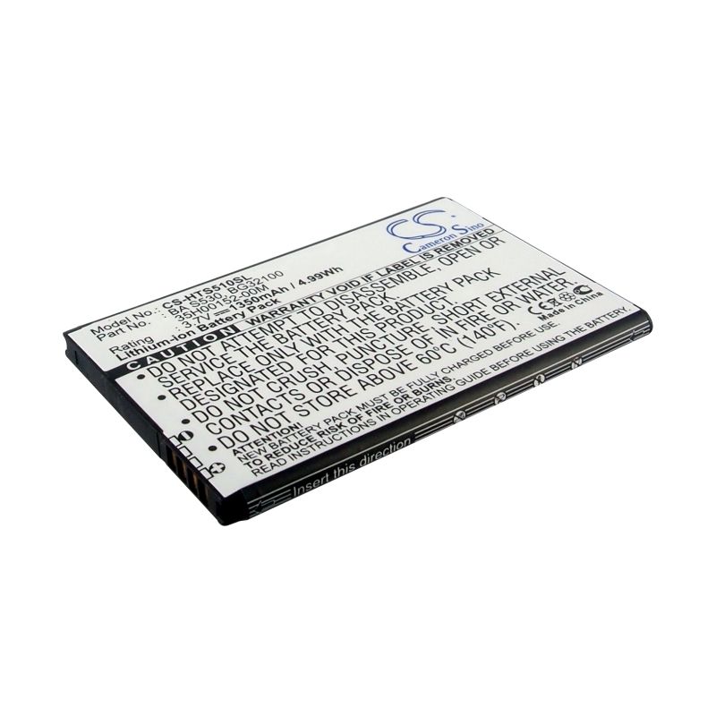 Li-ion Battery fits Google, g12, g15, htc 3.7V, 1350mAh Mobile & SmartPhone Cameron Sino Technology Limited