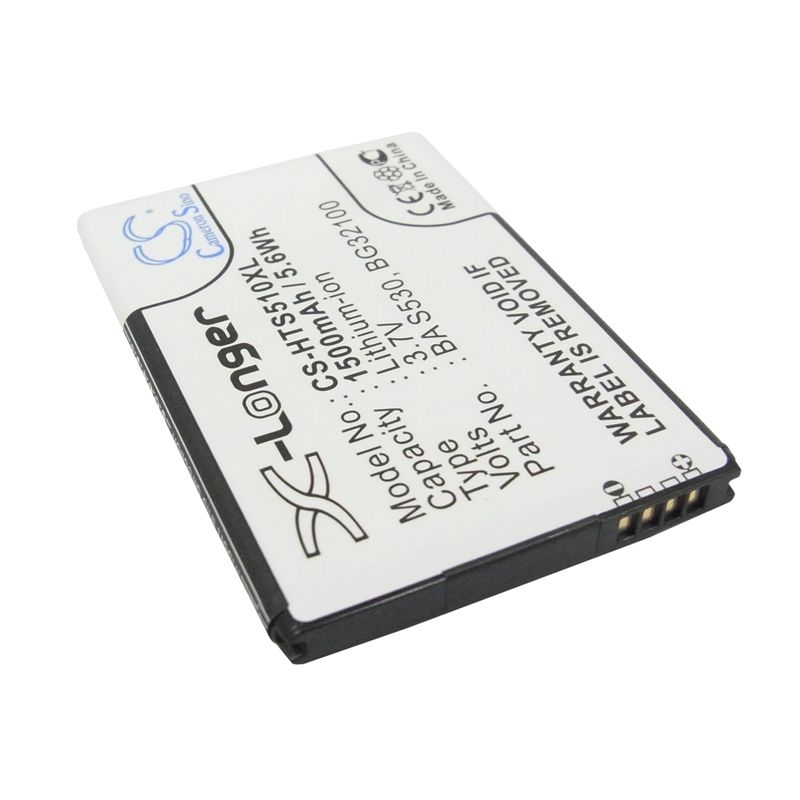 Li-ion Battery fits Google, g12, g15, htc 3.7V, 1500mAh Mobile & SmartPhone Cameron Sino Technology Limited