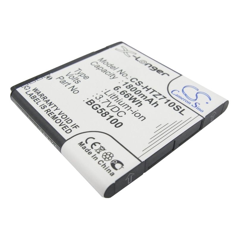 Li-ion Battery Fits Google, G14, Htc, C110e 3.7v, 1800mah Communications Cameron Sino Technology Limited
