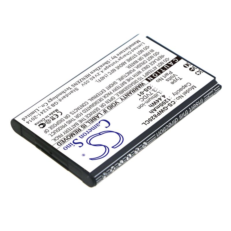 Li-ion Battery fits Grandstream, Dp730, Wp820 3.7V, 1200mAh Cordless Phone Cameron Sino Technology Limited