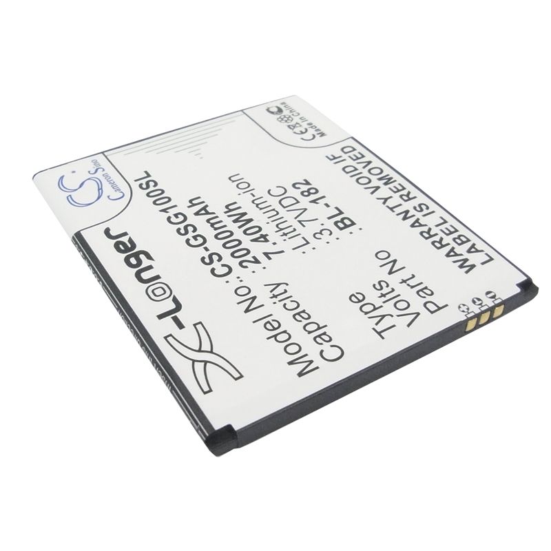 Li-ion Battery fits Gsmart, s1, sierra s1 3.7V, 2000mAh Mobile & SmartPhone Cameron Sino Technology Limited