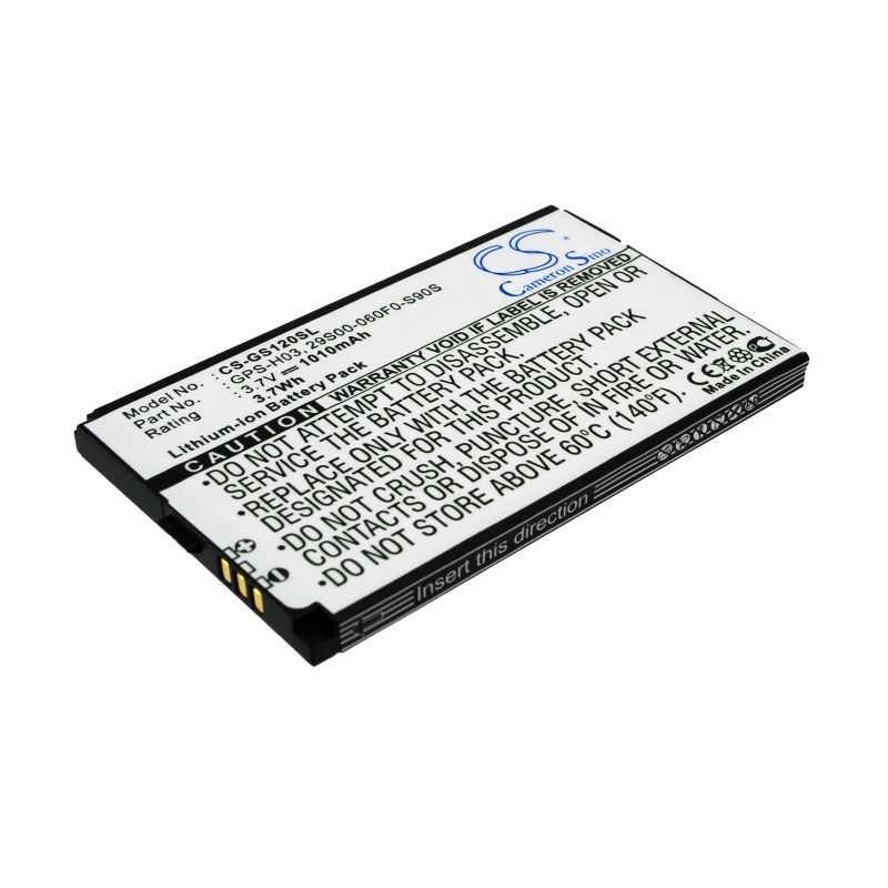 Li-ion Battery fits Gsmart, s1200, s1205, s1208 3.7V, 1010mAh Mobile & SmartPhone Cameron Sino Technology Limited