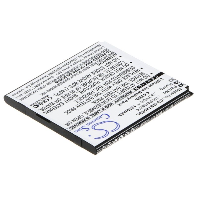 Li-ion Battery fits Gsmart, t4, t4 lite, t4 lite edition 3.7V, 1250mAh Mobile & SmartPhone Cameron Sino Technology Limited