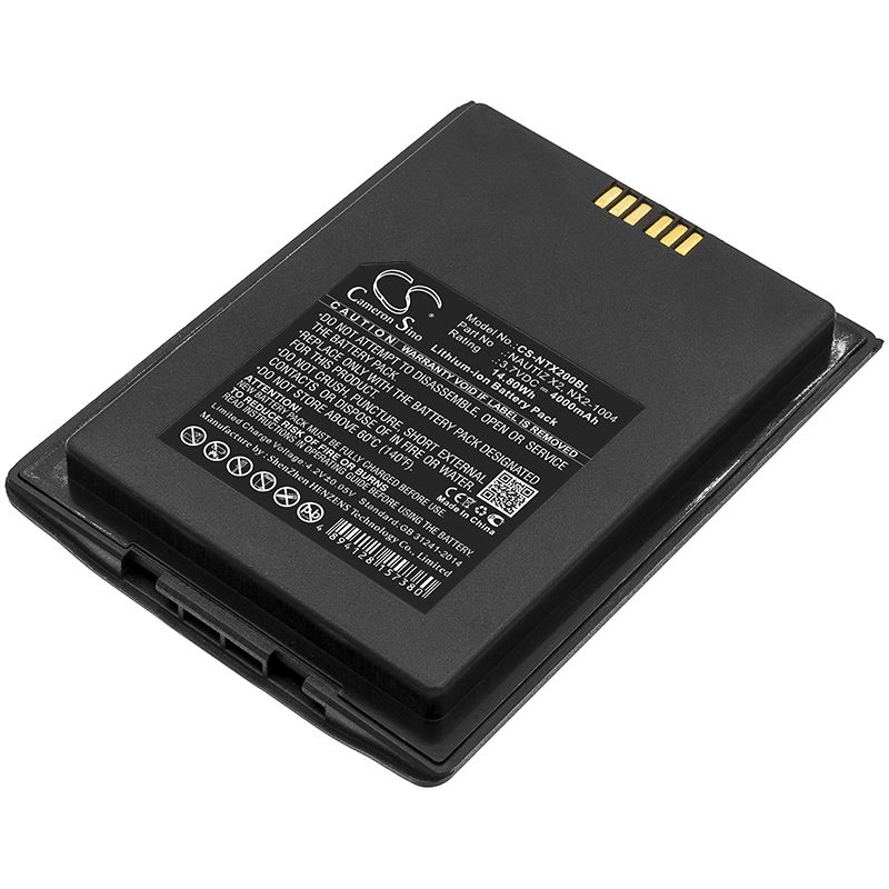Li-ion Battery fits Handheld, Nautiz X2 3.7V, 4000mAh Barcode Scanner Cameron Sino Technology Limited