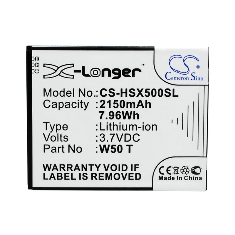 Li-ion Battery fits Hasee, 3s, w50t, w50ts 3.7V, 2150mAh Mobile & SmartPhone Cameron Sino Technology Limited