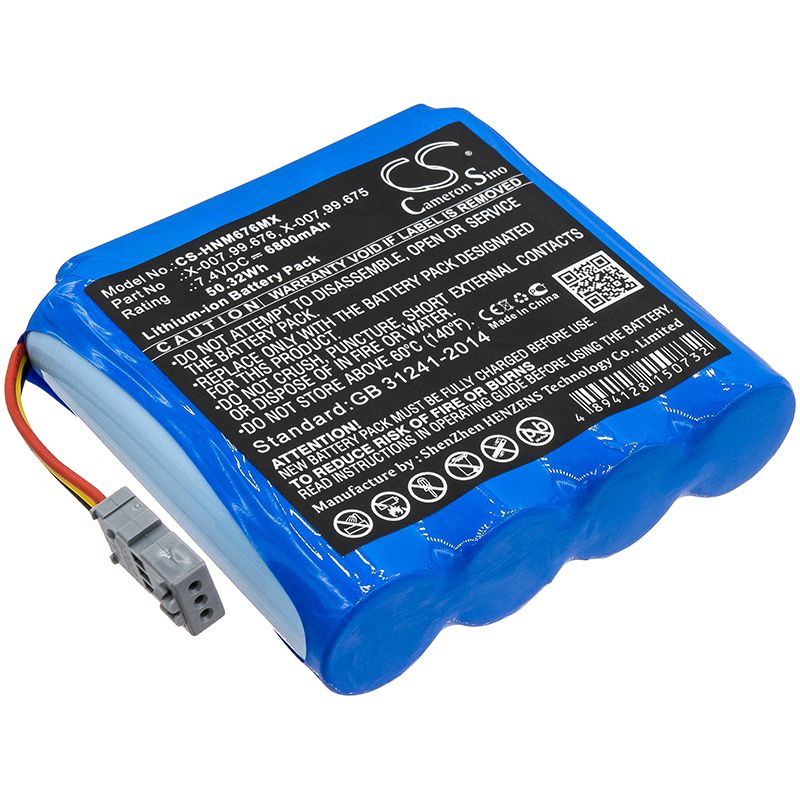 Li-ion Battery fits Heine, Mpack, Mpack Ll 7.4V, 6800mAh Medical Cameron Sino Technology Limited