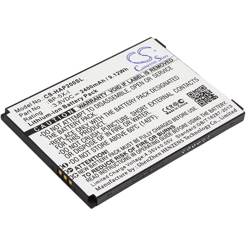 Li-ion Battery fits Highscreen, boost2, boost2 se, pure f 3.8V, 2400mAh Mobile & SmartPhone Cameron Sino Technology Limited