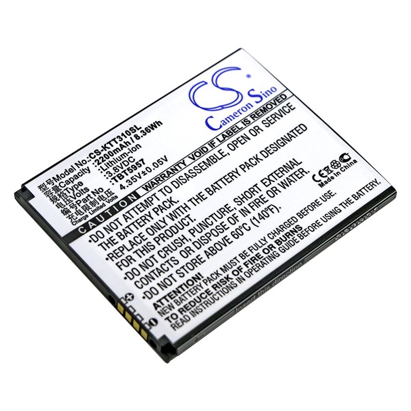 Li-ion Battery fits Highscreen, spider, k-touch, touch 3 3.8V, 2200mAh Mobile & SmartPhone Cameron Sino Technology Limited