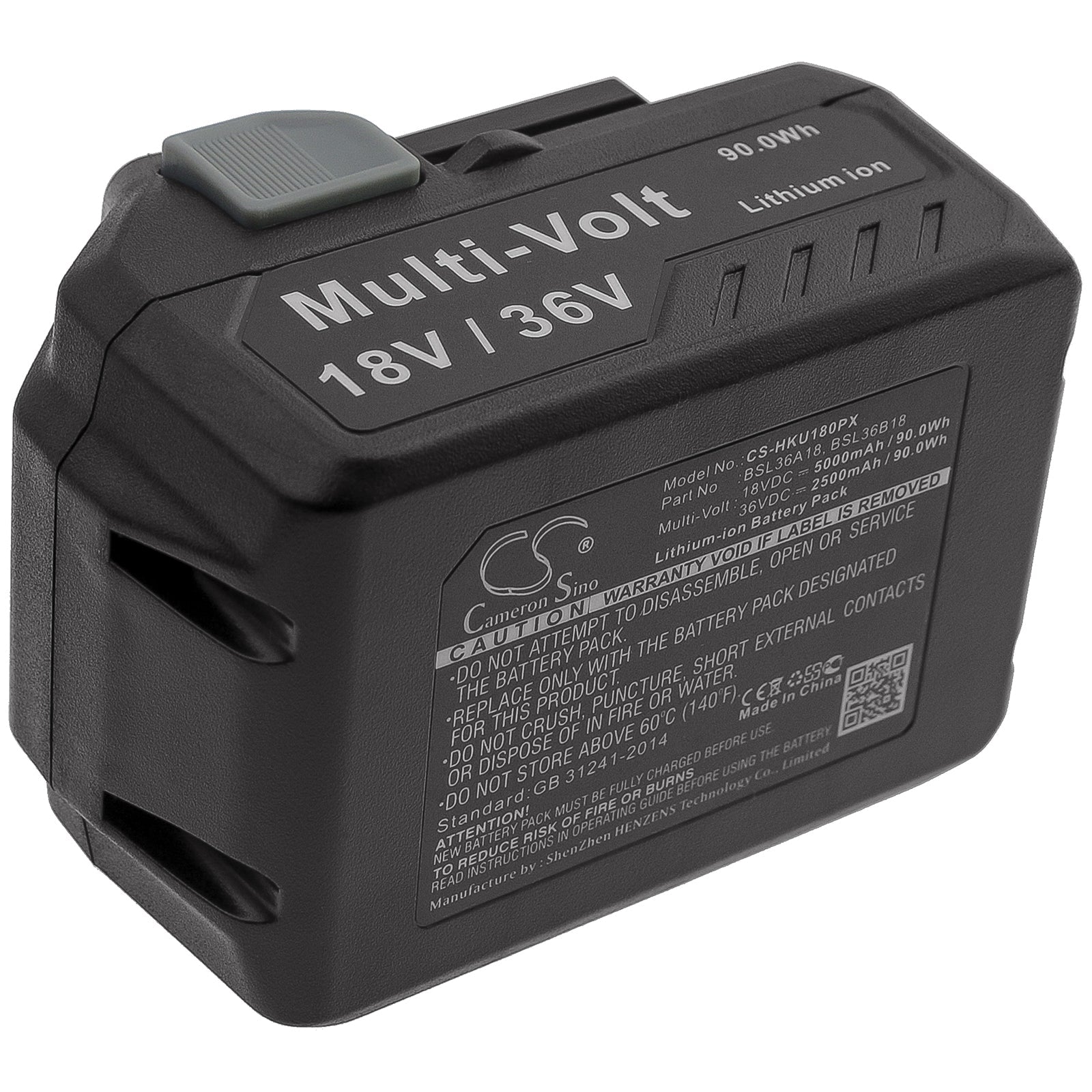 Li-ion Battery fits Hikoki, 371751m, 402933 18V, 5000mAh Power Tools Cameron Sino Technology Limited