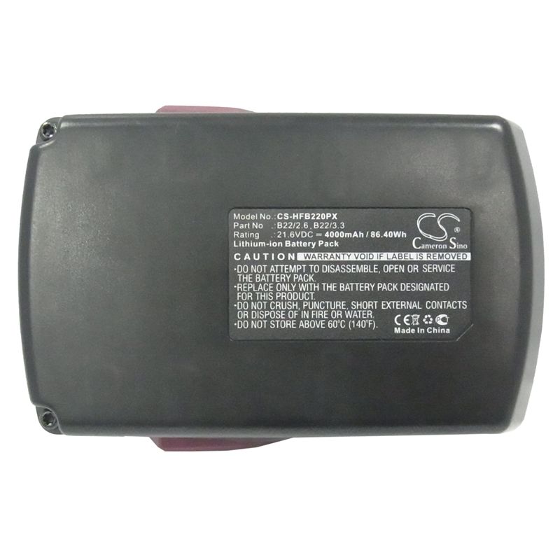 Li-ion Battery Fits Hilti, Ag 125-a22, Hde 500-a22, Scm 22-a 21.6v, 4000mah Power Tools Cameron Sino Technology Limited