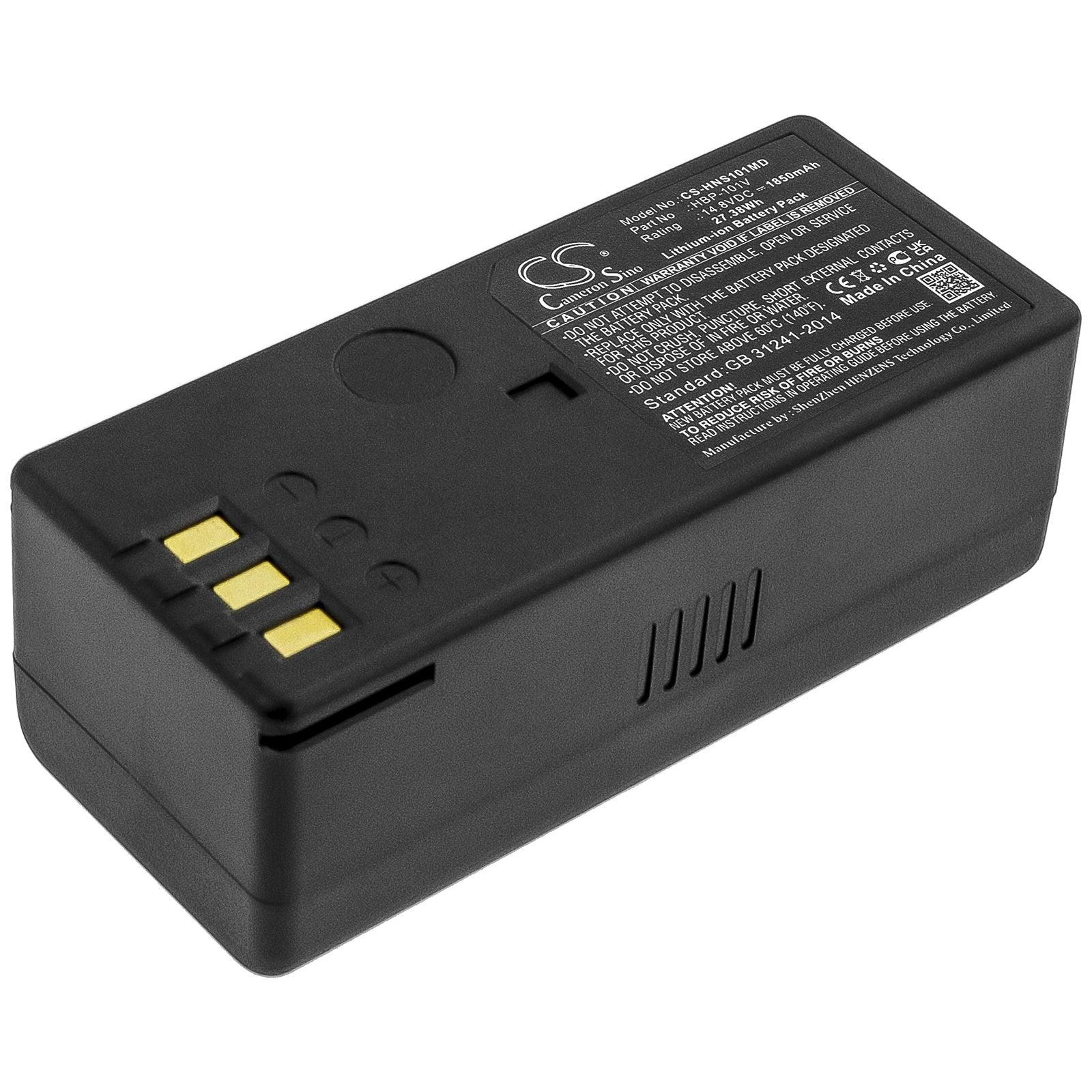 Li-ion Battery fits Honda, Hs-101v, Hs-102v 14.8V, 1850mAh Medical Cameron Sino Technology Limited