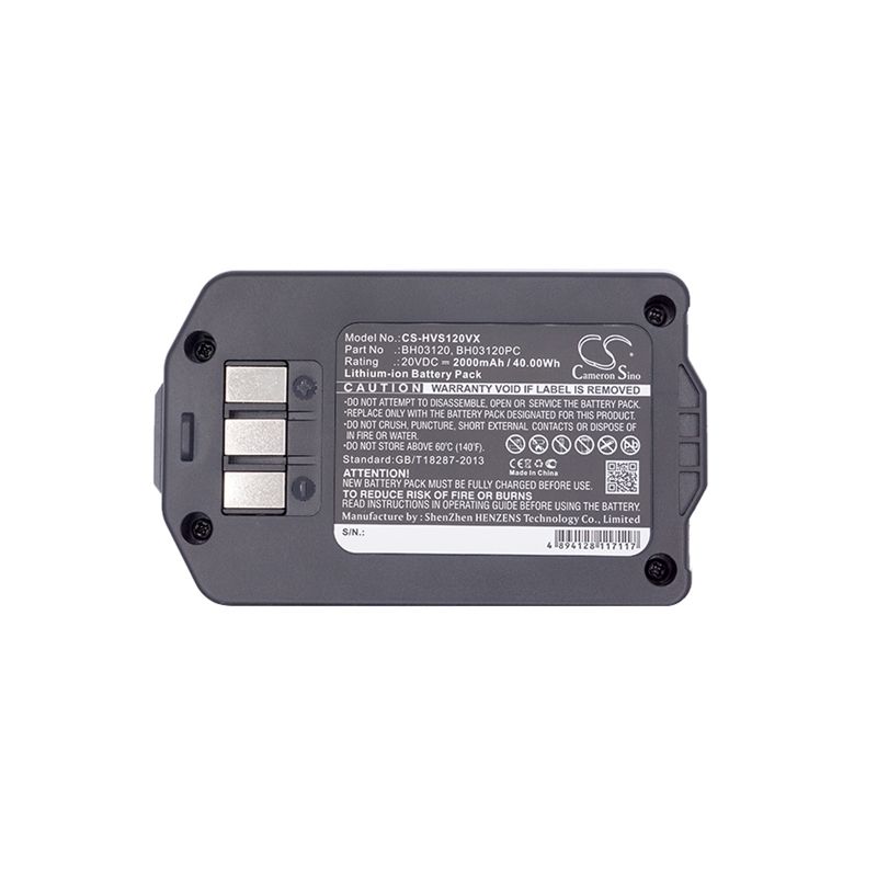 Li-ion Battery Fits Hoover, Air Cordless 2-in-1 Deluxe Stick, Air Life, Air Life 2.0 20v, 2000mah Vacuum Cameron Sino Technology Limited