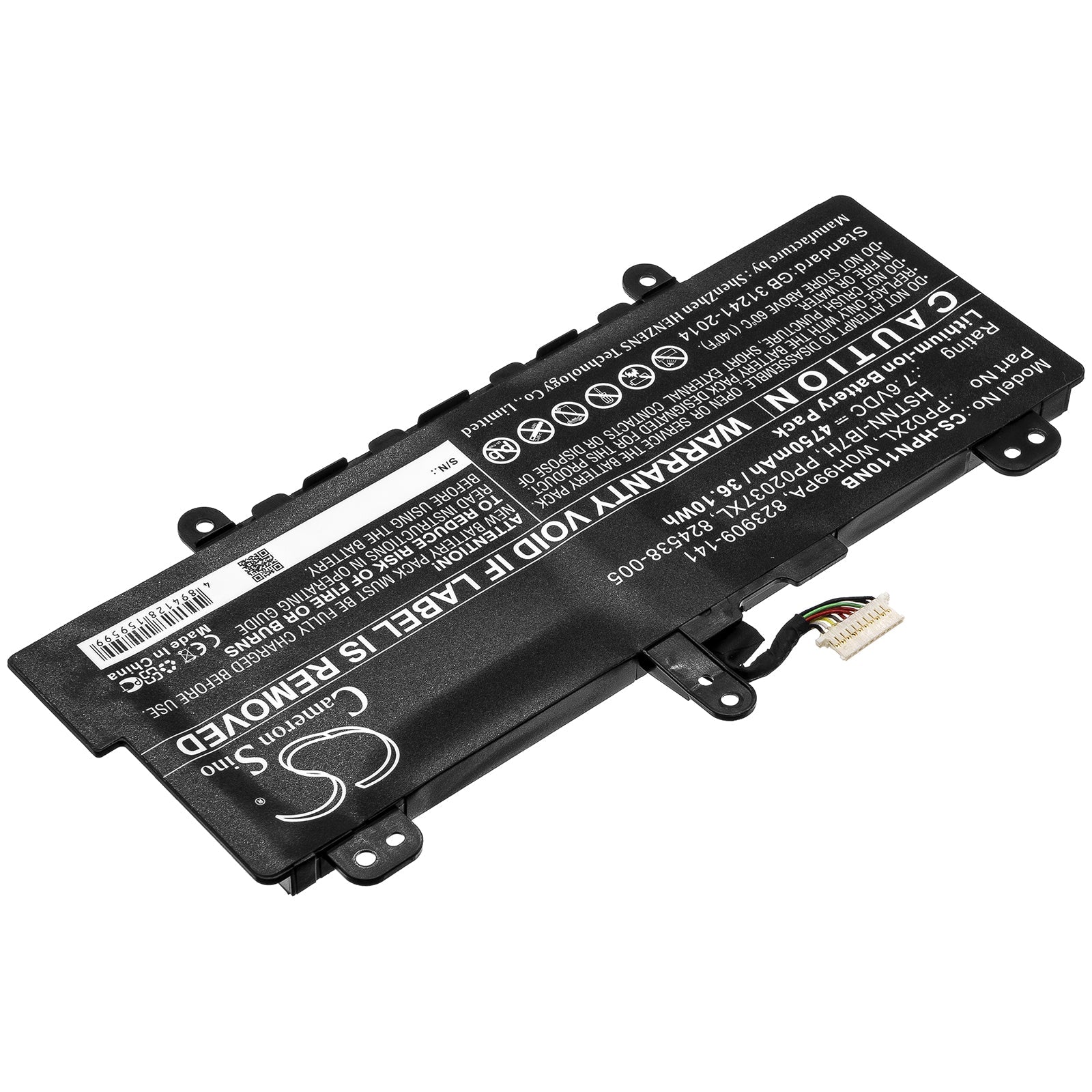 Li-ion Battery fits Hp, 823909-141, 824538-005, 824538-850, 824561-005, Hstnn-1b7h, Hstnn-ib7h, Pp02037xl, Pp02037xl-pr, Pp02xl, Notebook & Laptop Cameron Sino Technology Limited