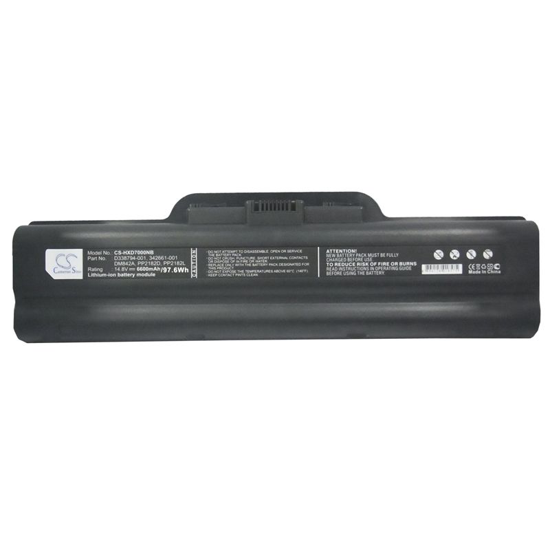 Li-ion Battery fits Hp, business Notebook Nx9500, business Notebook Nx9500-pf030ua 14.8V, 6600mAh Notebook & Laptop Cameron Sino Technology Limited